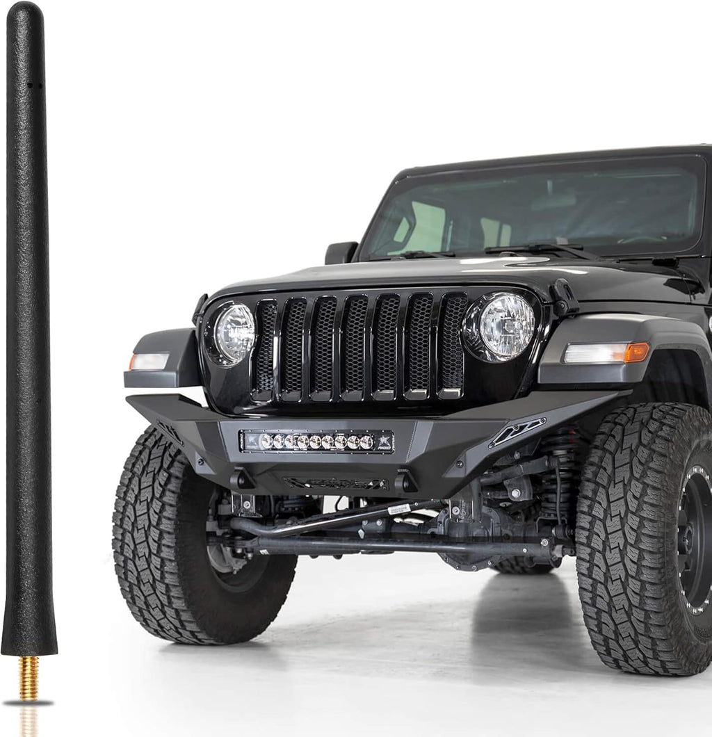 VOFONO Antenna fits 2007-2024 Jeep Wrangler Gladiator JL JK JT Unlimited Sport Willys Rubicon Sahara 4xe Stubby Antenna for AM FM Radio, Jeep Wrangler Gladiator Accessories