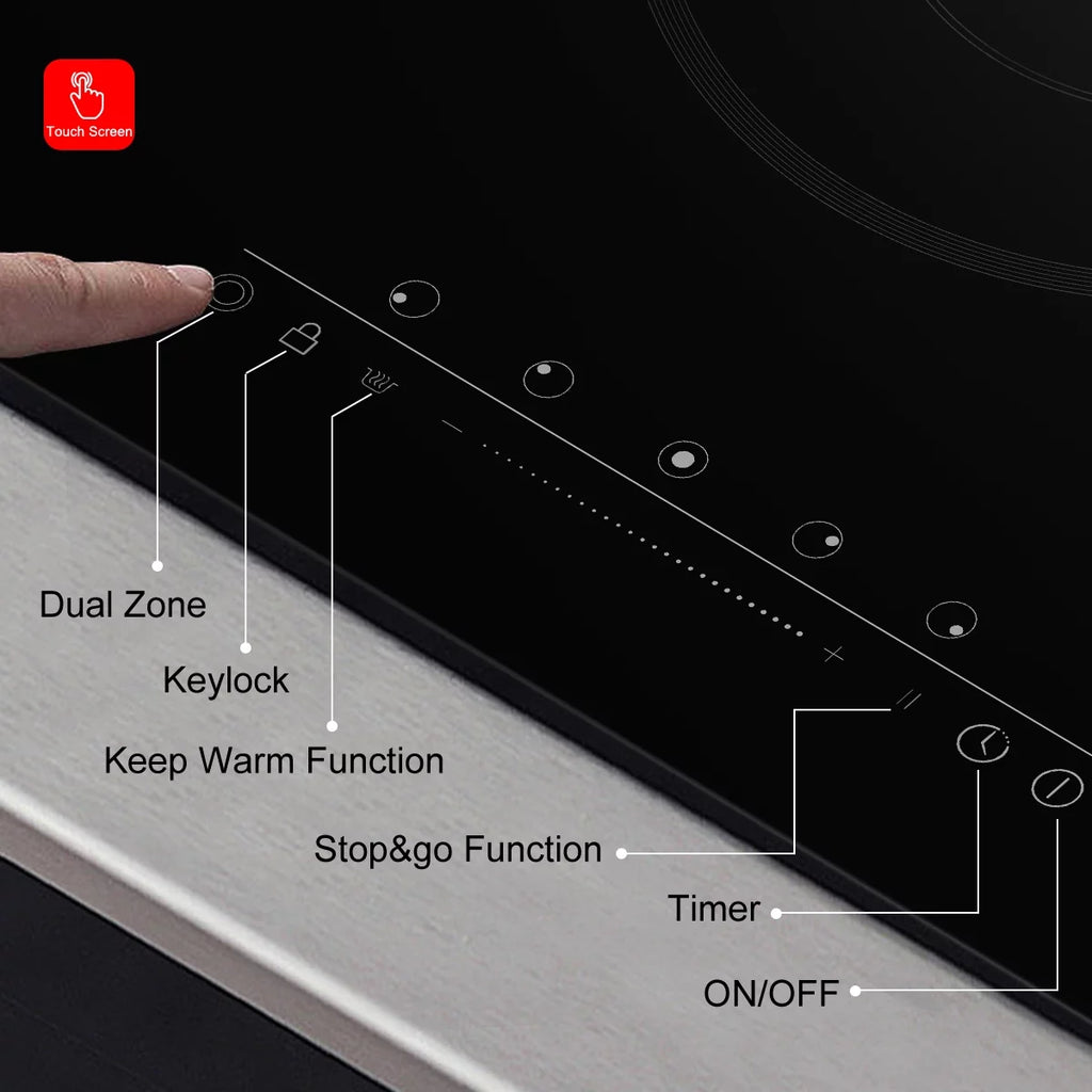 Black Electric Cooktop 30-in Smooth Surface M153689