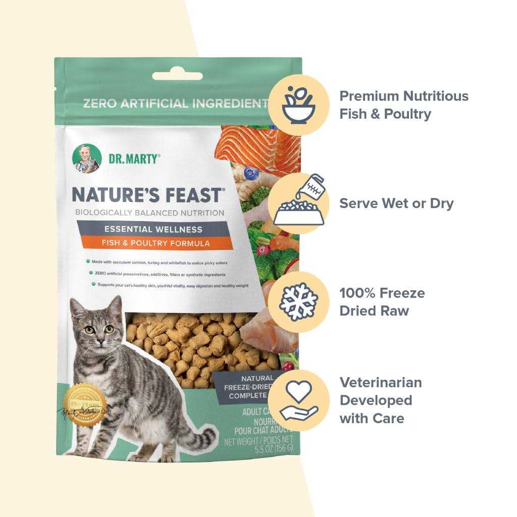Freeze Dried Raw Cat Food Fish & Poultry Y482892