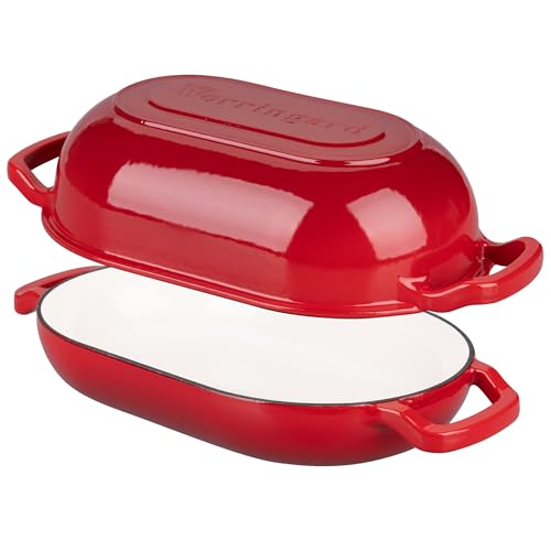 Enameled Cast Iron Dutch Oven with Lid for Bread Baking, 5QT M245