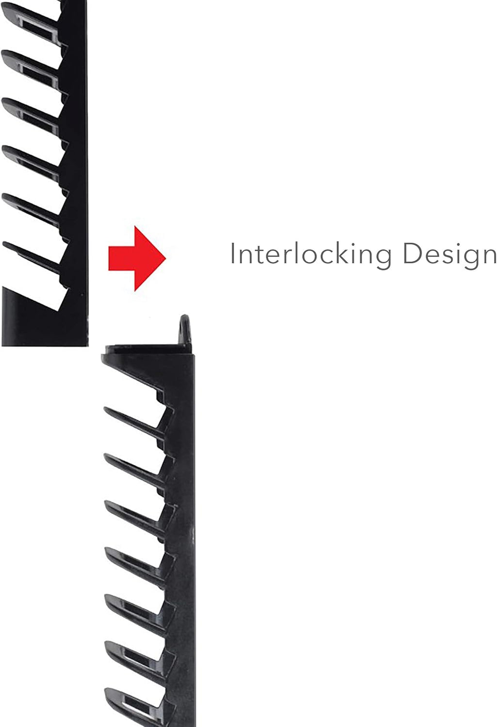 Wall-Mount CD/DVD Media Storage Rack, 4-Pack, Black A14465