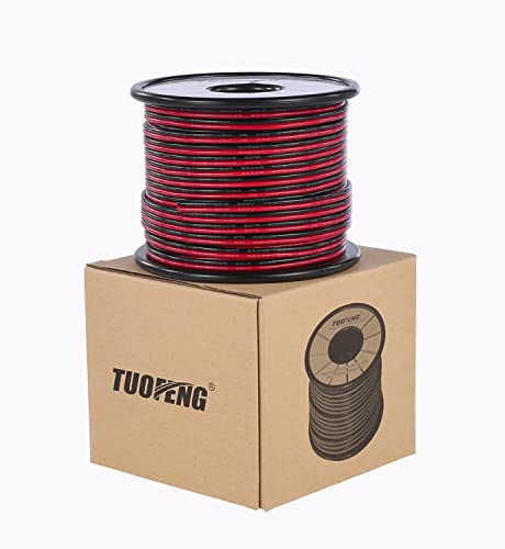 18 AWG Electrical Wire 20 Feet [10 ft Black and 10 ft Red] Wire - 18 Gauge Silicone Wire Hook Up Wire Cable - Flexible Silicone Wire of Tinned Copper Wire High Temperature Resistant