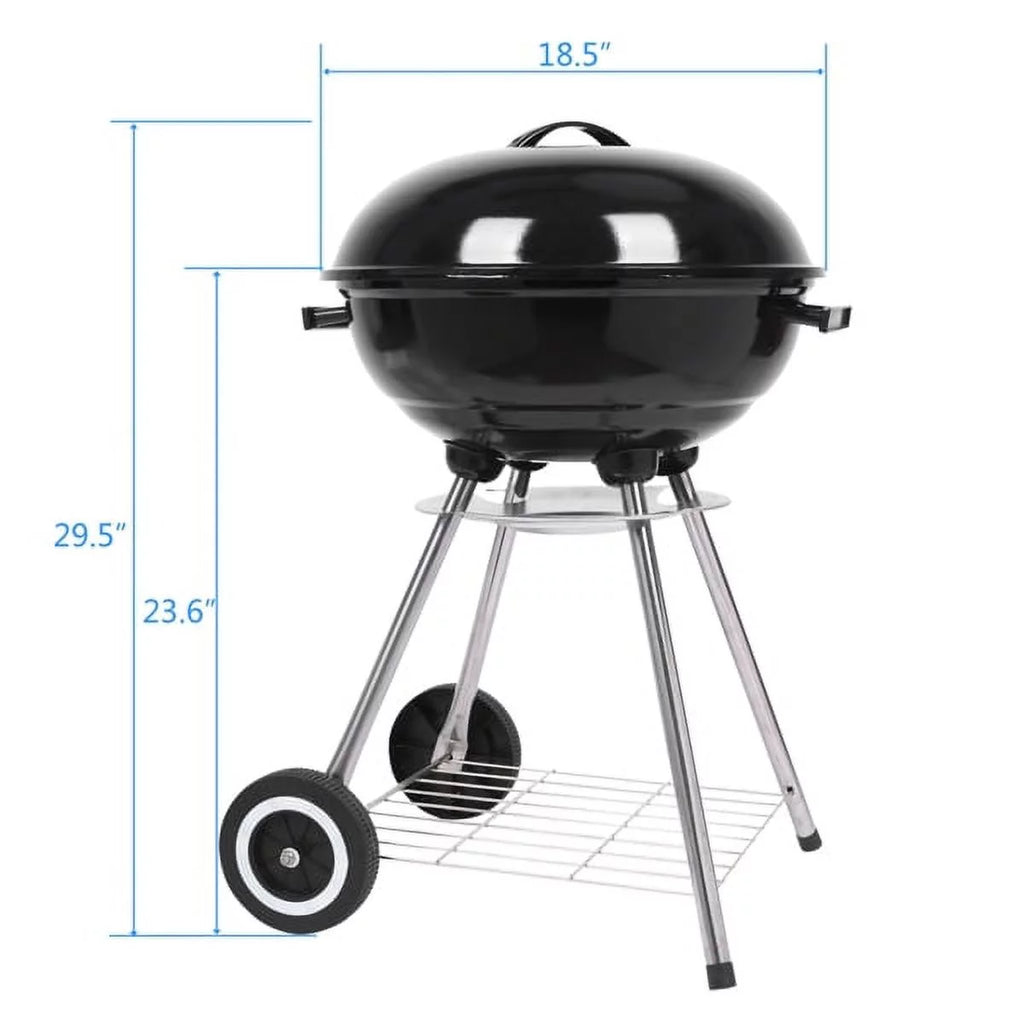 Charcoal Grill Outdoor Portable BBQ Stainless Steel 18 Inch J905