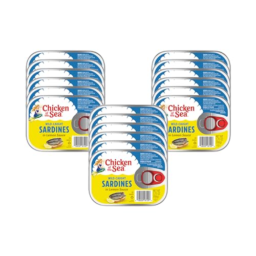 Chicken of the Sea Sardines in Mustard Sauce, Wild Caught, 3.75-Ounce Can (Pack of 1)