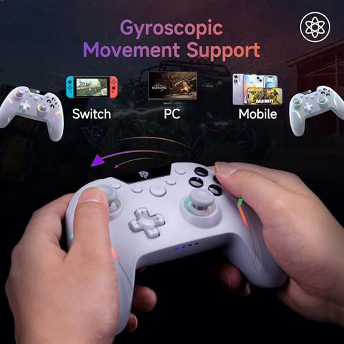 Wireless Gaming Controller with RGB Backlit and Hall Effect Sticks A3433