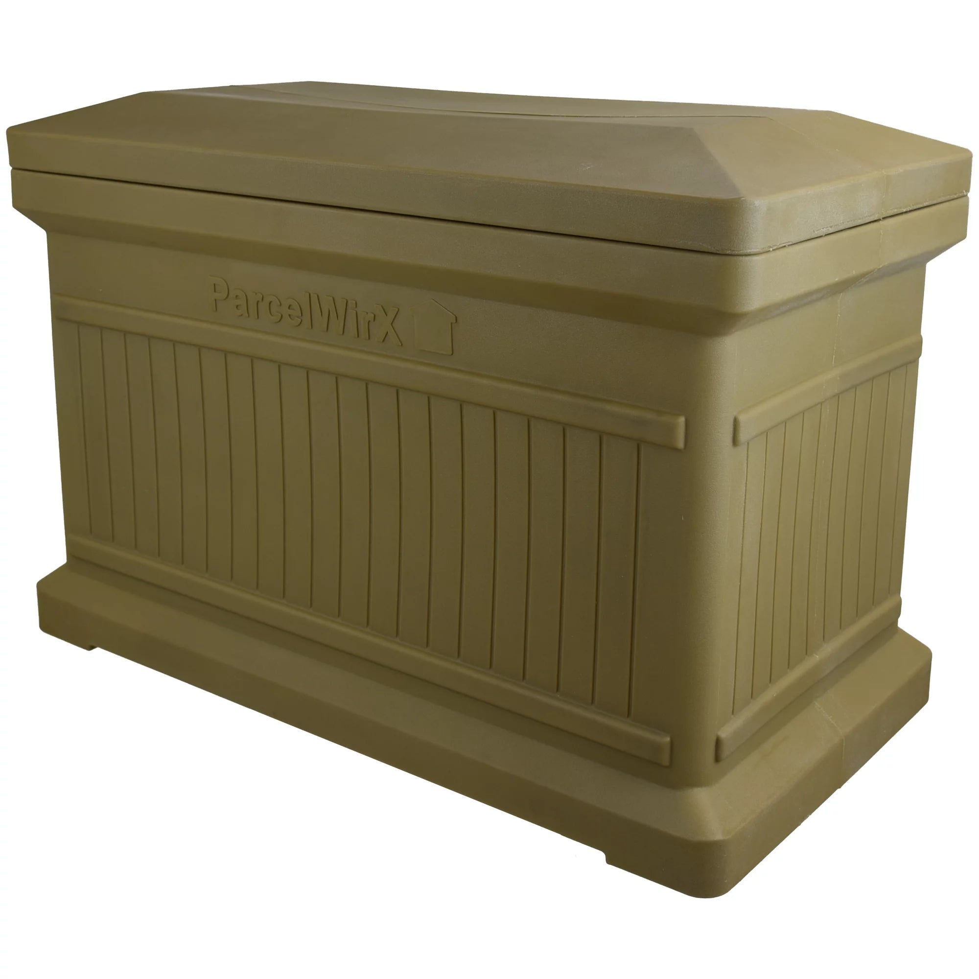 Large Package Delivery Box with Lift Off Lid, Oak Color O341509