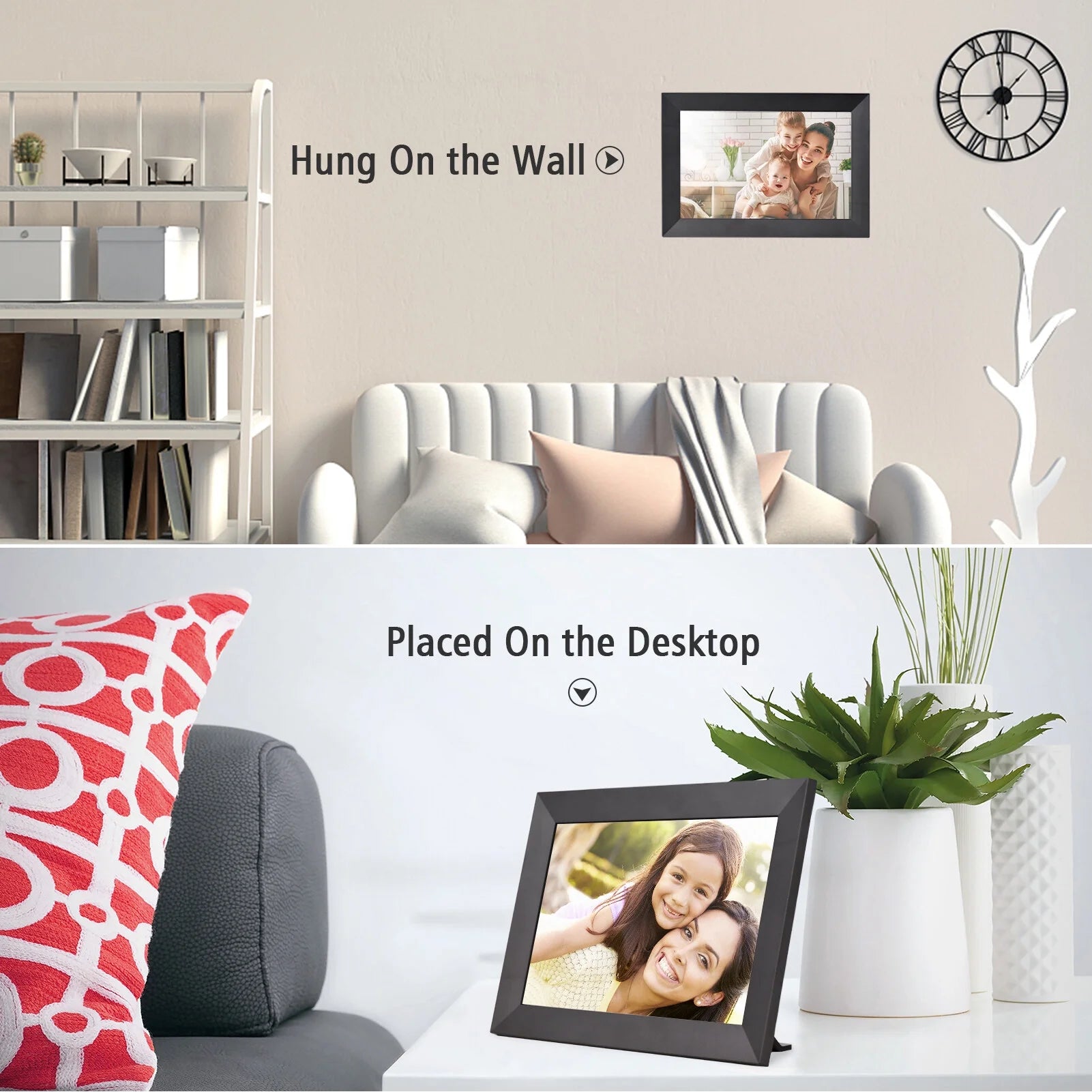 Smart WiFi Photo Frame 10.1 Inch HD Touchscreen Y362