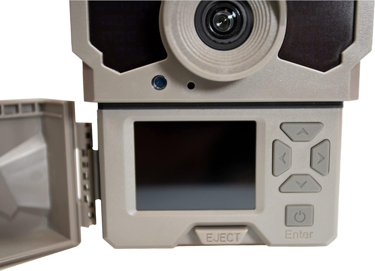 Cellular Trail Camera with No Glow, GPS Tracking, and LCD Screen, 2-Pack with Steel Straps I21640