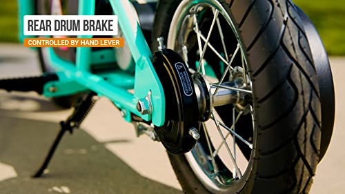 24V Electric Minibike with Retro Style, 12" Air-Filled Tires Z9951