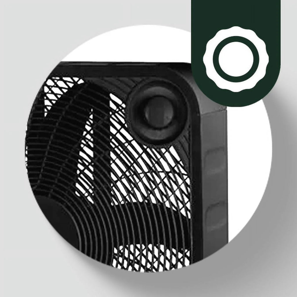 20 Inch 3 Speed Box Fan, Black Z75051