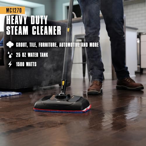 Handheld Steam Cleaner with 11 Accessories for Home, Tile, Grout, and Car Detailing K2885
