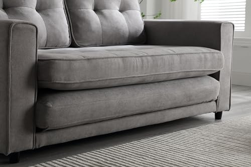 Convertible Folding Futon Sofa Bed with Adjustable Chaise Lounge M3530