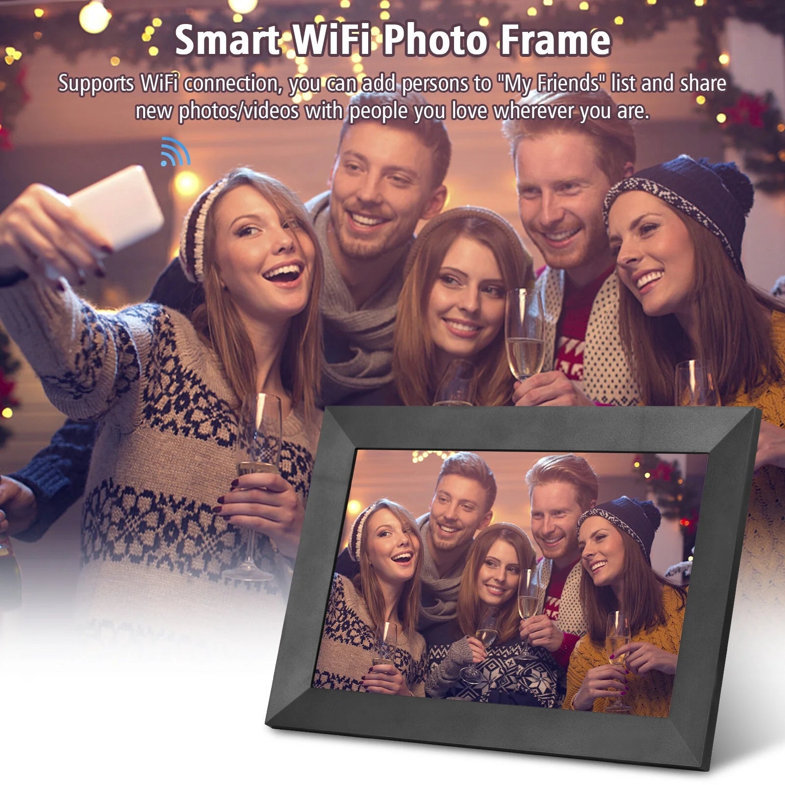 Smart WiFi Photo Frame 10.1 Inch HD Touchscreen Y362