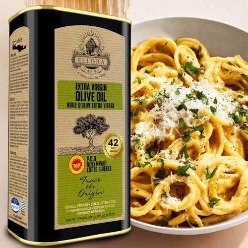 Extra Virgin Olive Oil, Cold Pressed, Single Origin, 1 Liter Tin T119