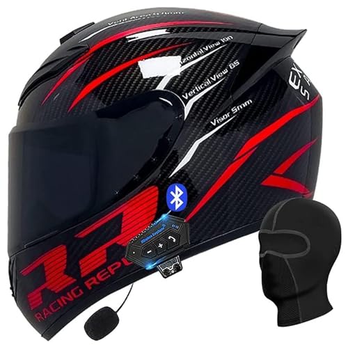 Integrated Motorcycle Helmet DOT Approved Flip-Up Motorcycle Helmet with mask Modular Full Face Motorcycle Helmet for Men and Women