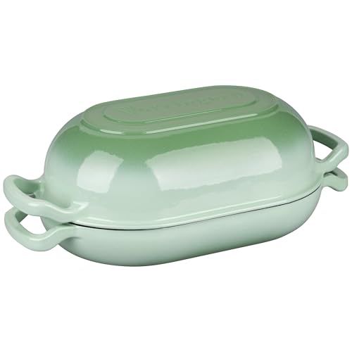 Enameled Cast Iron Dutch Oven with Lid for Bread Baking, 5QT M245