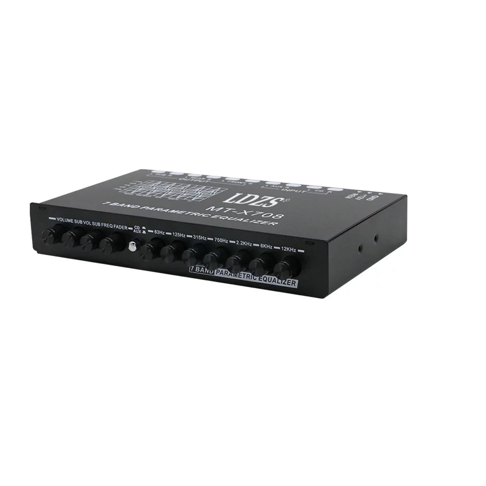 7 Band Car Equalizer with Parametric Tuning and Crossover K2312
