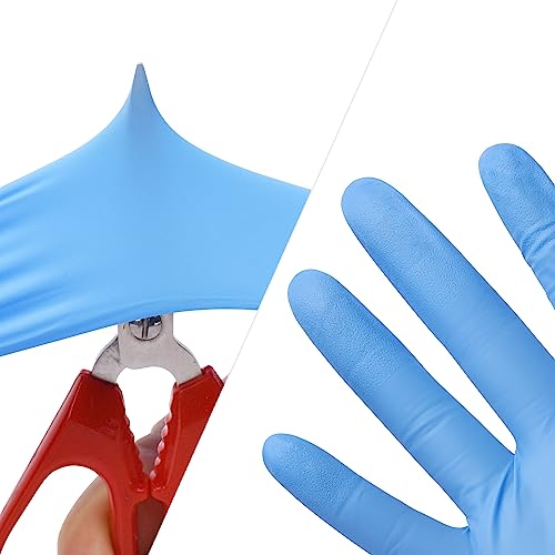 Disposable Nitrile Gloves 6 mil Heavy Duty, Latex Free Powder Free O417952