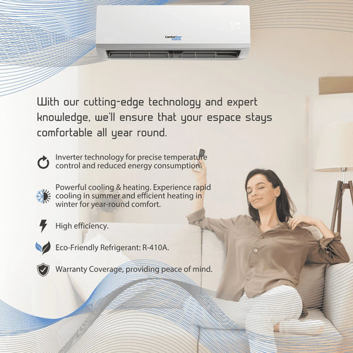 24,000 BTU Ductless Mini-Split Heat Pump System Full Set 220V X806131