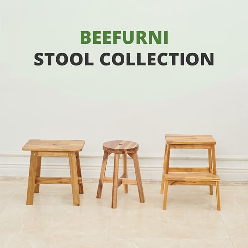 Wooden 2 Step Stool for Adults and Kids, 350 lbs Capacity W53775