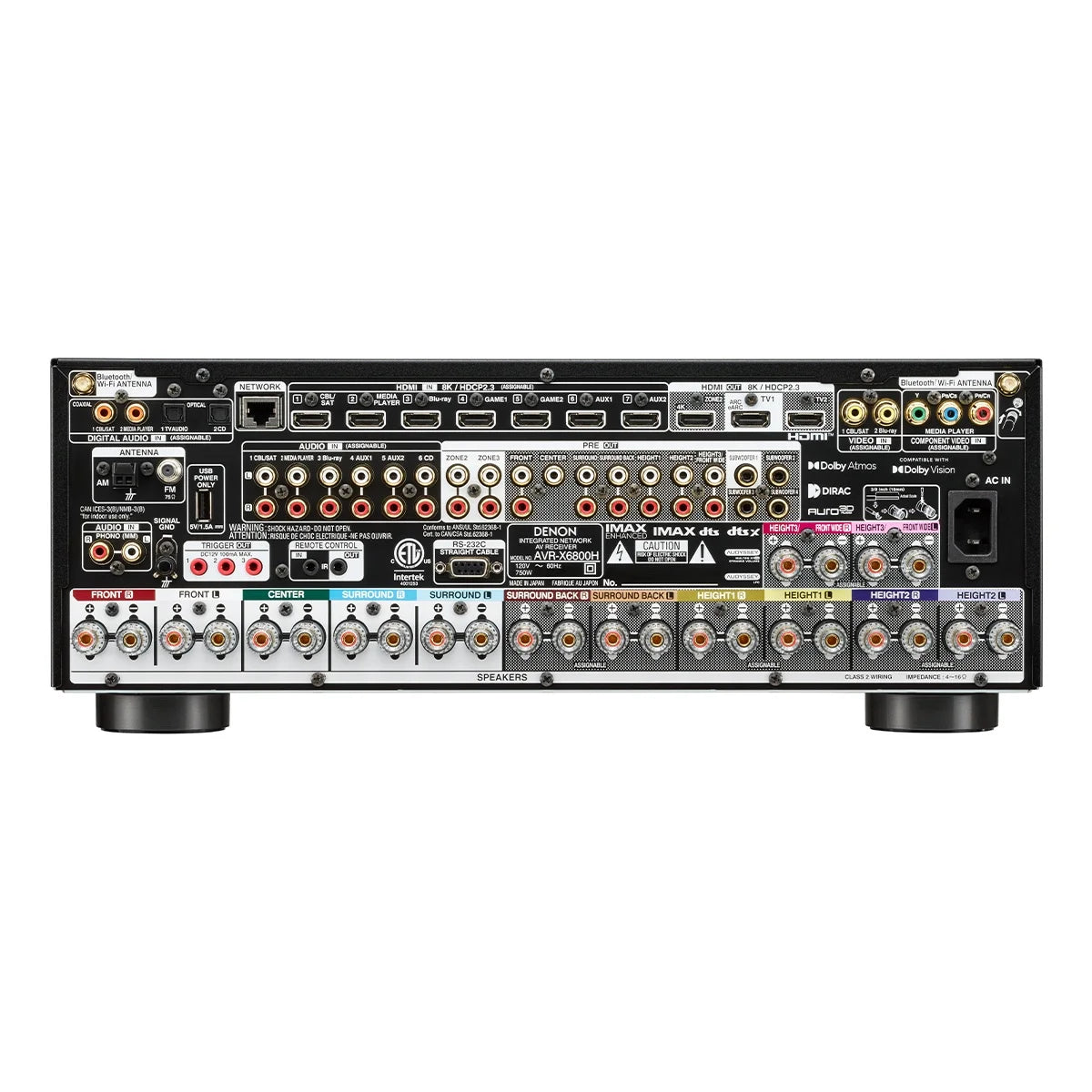 11.4 Channel 8K Home Theater Receiver with Dolby Atmos and HEOS Y6259