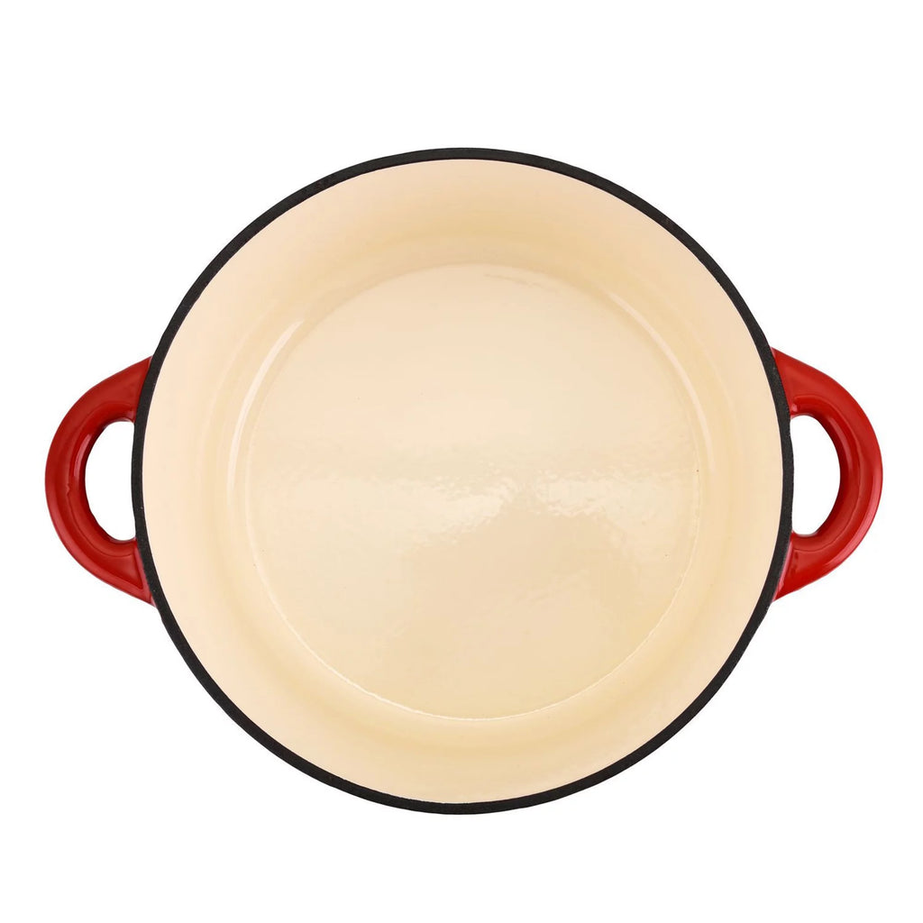 Enameled Cast Iron Covered Dutch Oven Pot, 5.5 Quart X95929