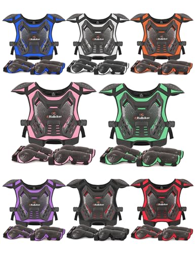 Motocross Chest Protector with Knee and Elbow Pads for Kids F421128