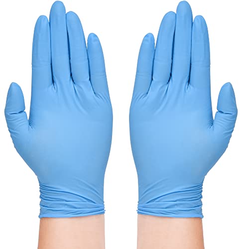Disposable Nitrile Gloves 6 mil Heavy Duty, Latex Free Powder Free O417952