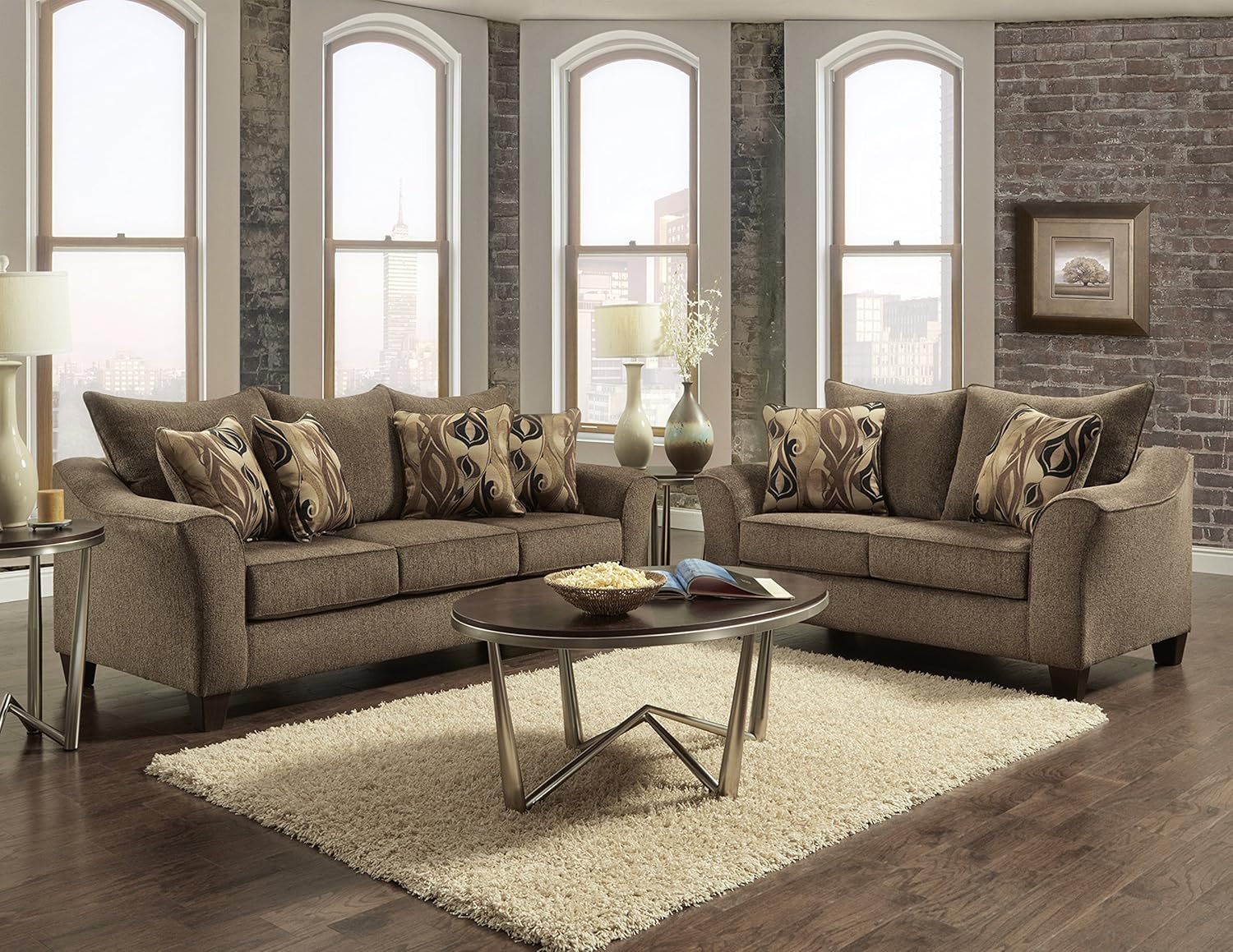 3 Piece Sofa, Loveseat & Accent Chair Set T96013