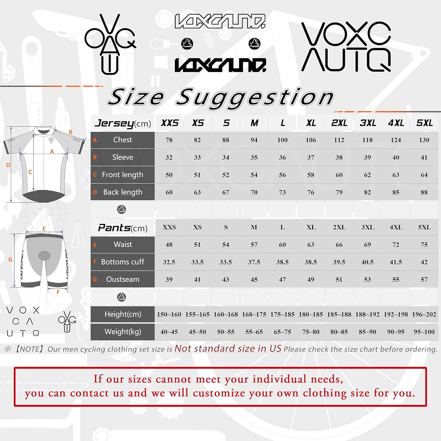 Men's Cycling Jersey Set with Bib Shorts N959286