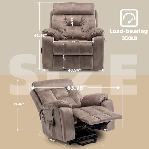 Electric Recliner Chair with Massage and Heating for Elderly H10742