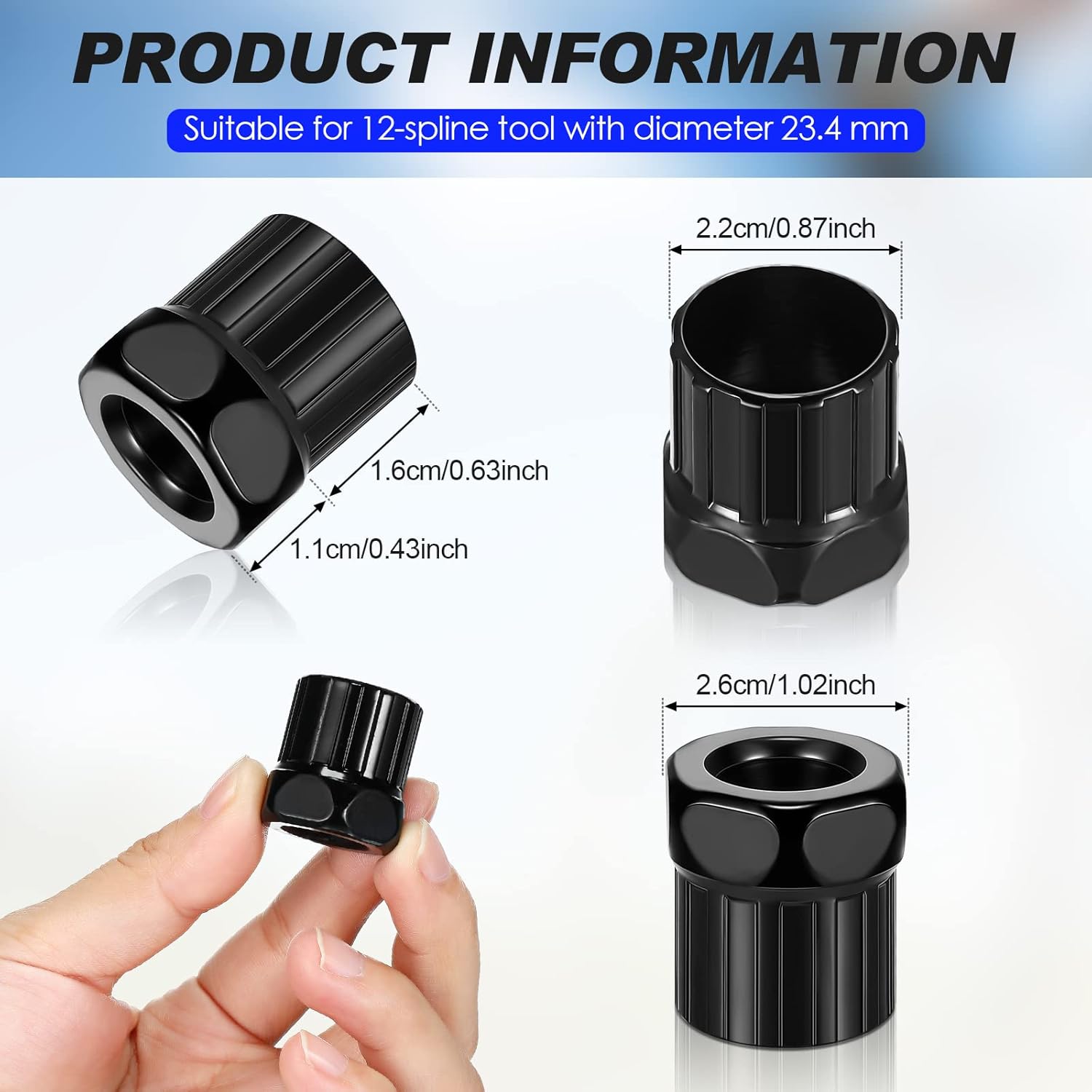 Bike Freewheel Remover Tool for Cassette Lockring L98822
