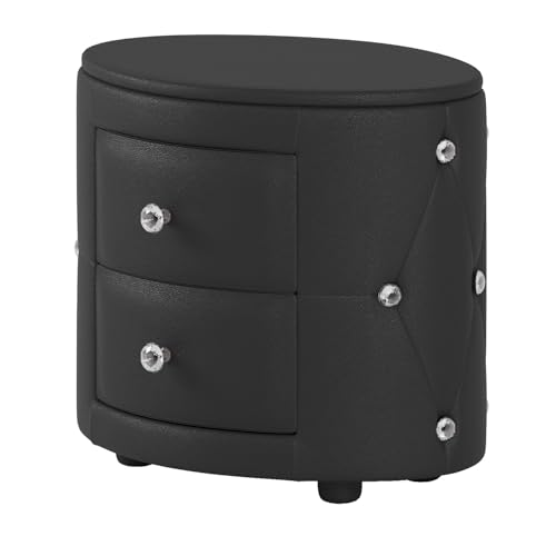 Queen Size Upholstered Bed with LED Headboard and 2 Nightstands J3020