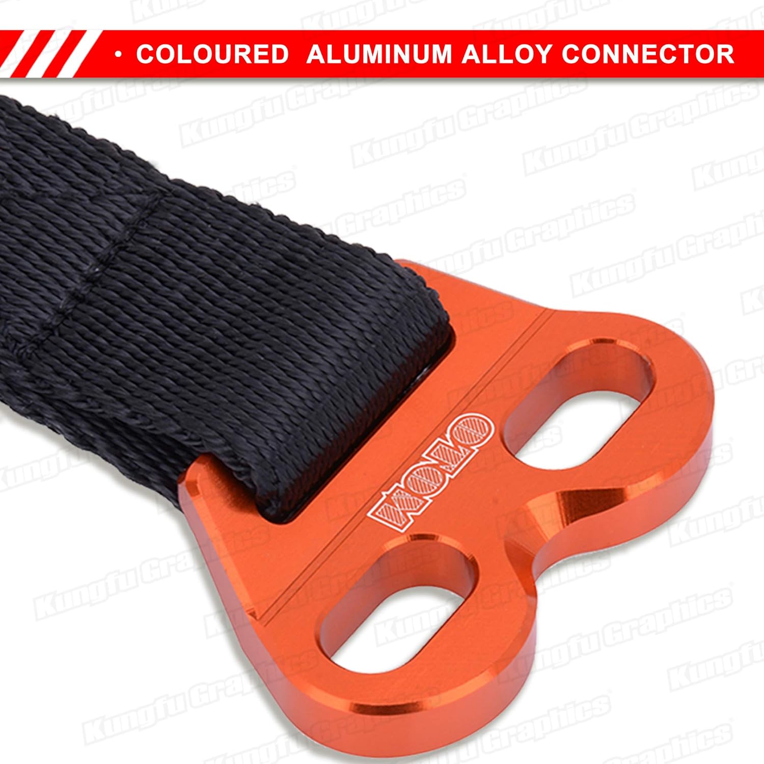 Adjustable Rescue Strap for Dirtbikes Motocross Enduro, Orange L126277