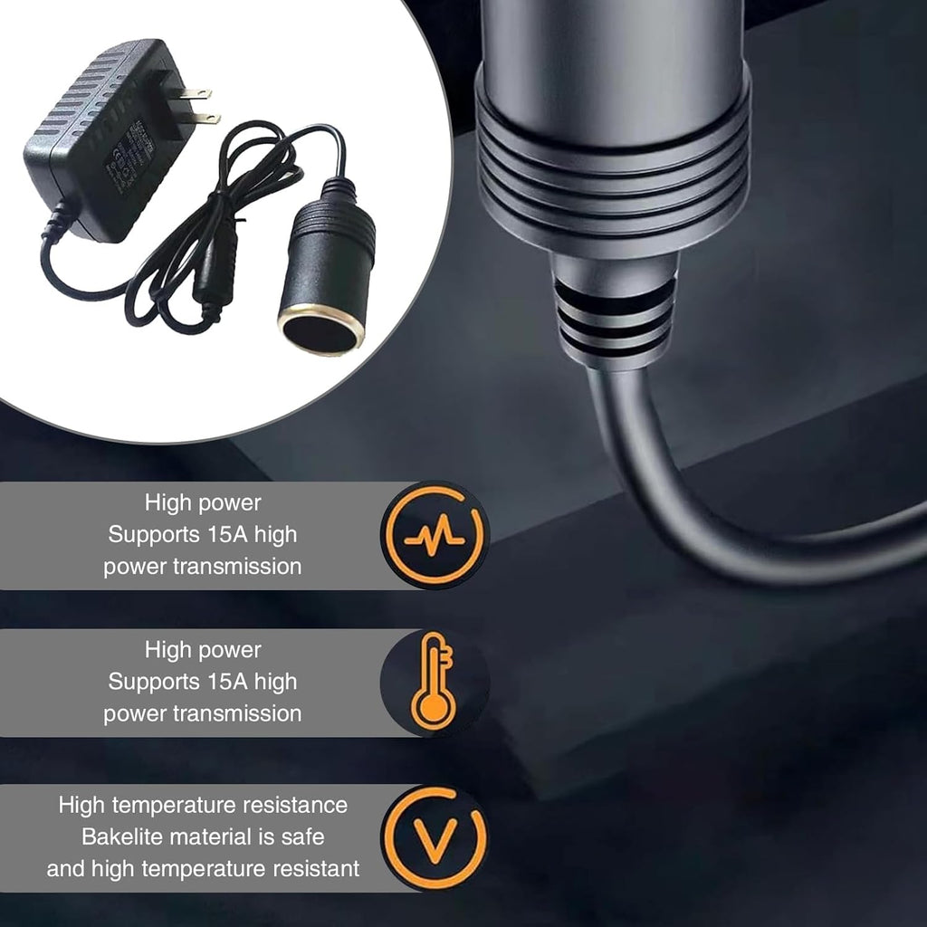 Car Cigarette Lighter Socket Replacement with Power Adapter R32104