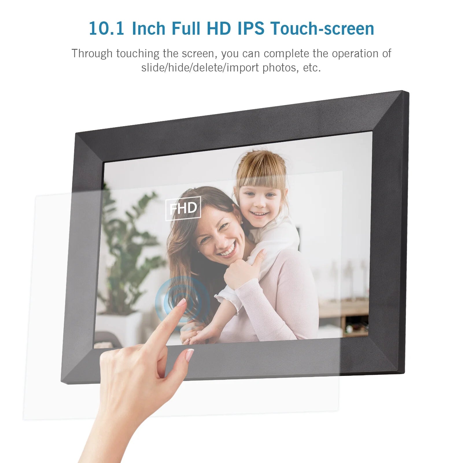 Smart WiFi Photo Frame 10.1 Inch HD Touchscreen Y362