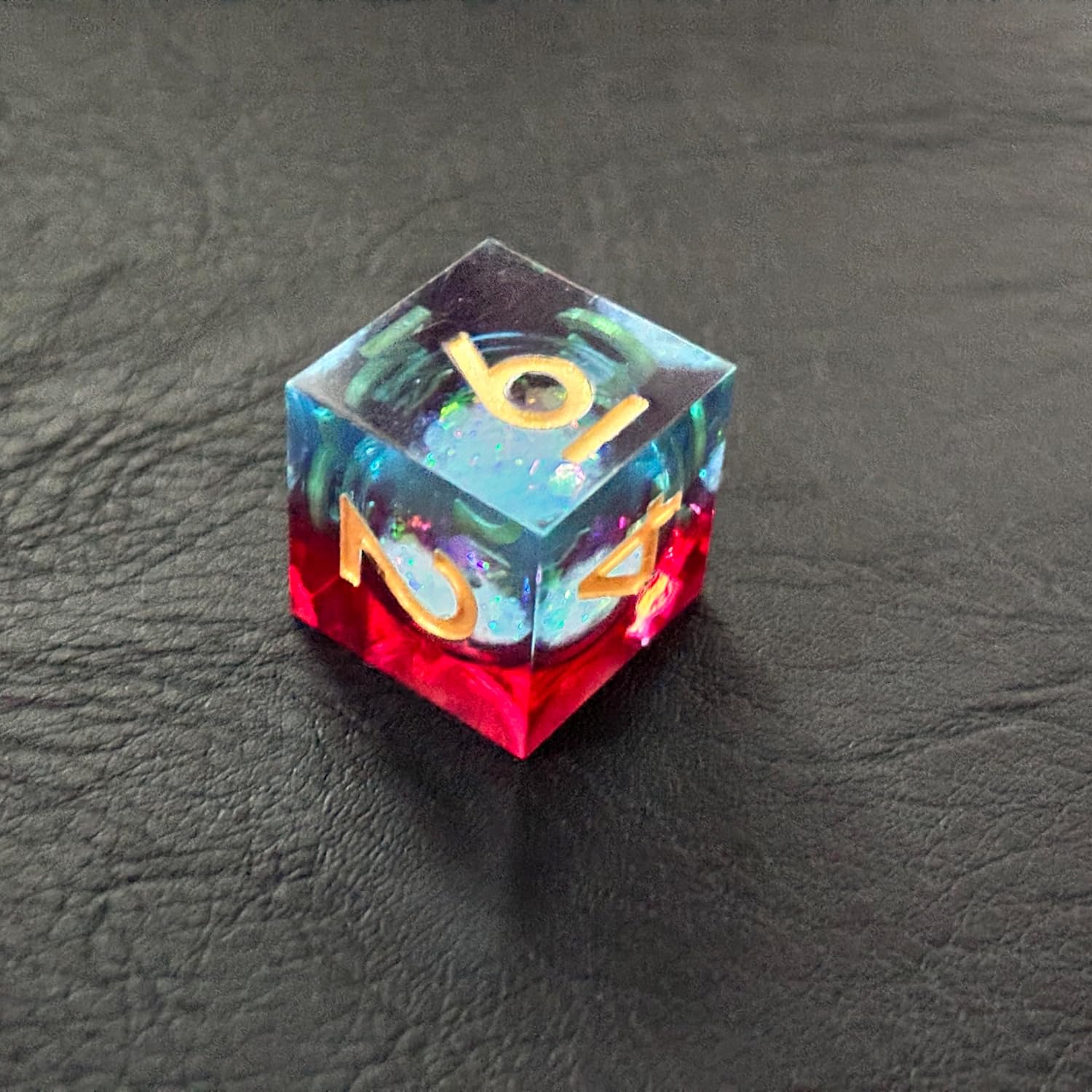 Floating Liquid Core Dice Set 7 Pieces Polyhedral for Dungeons and Dragons H633