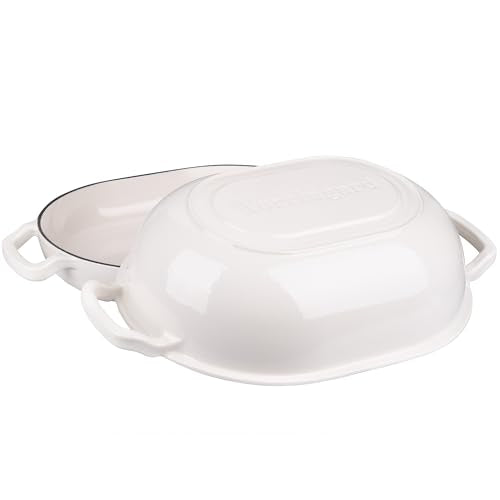 Enameled Cast Iron Dutch Oven with Lid for Bread Baking, 5QT M245