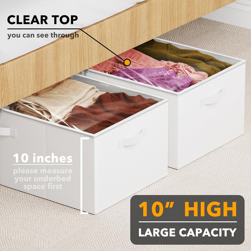 Under Bed Storage Containers with Lids, 2 Pack O592058