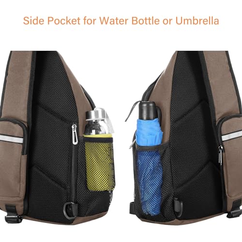 Sling Backpack with USB Charging Port, Crossbody Daypack X90069