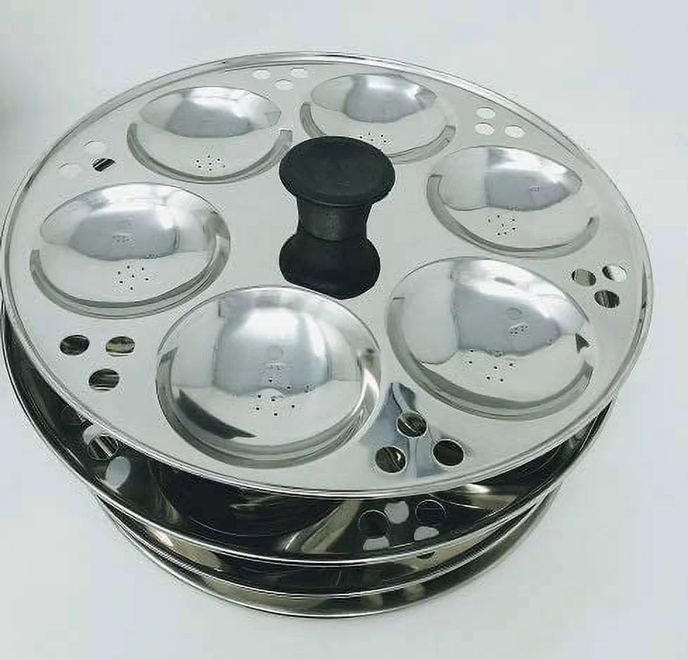 Stainless Steel Idli Cooker with 4-Rack Stand E2264