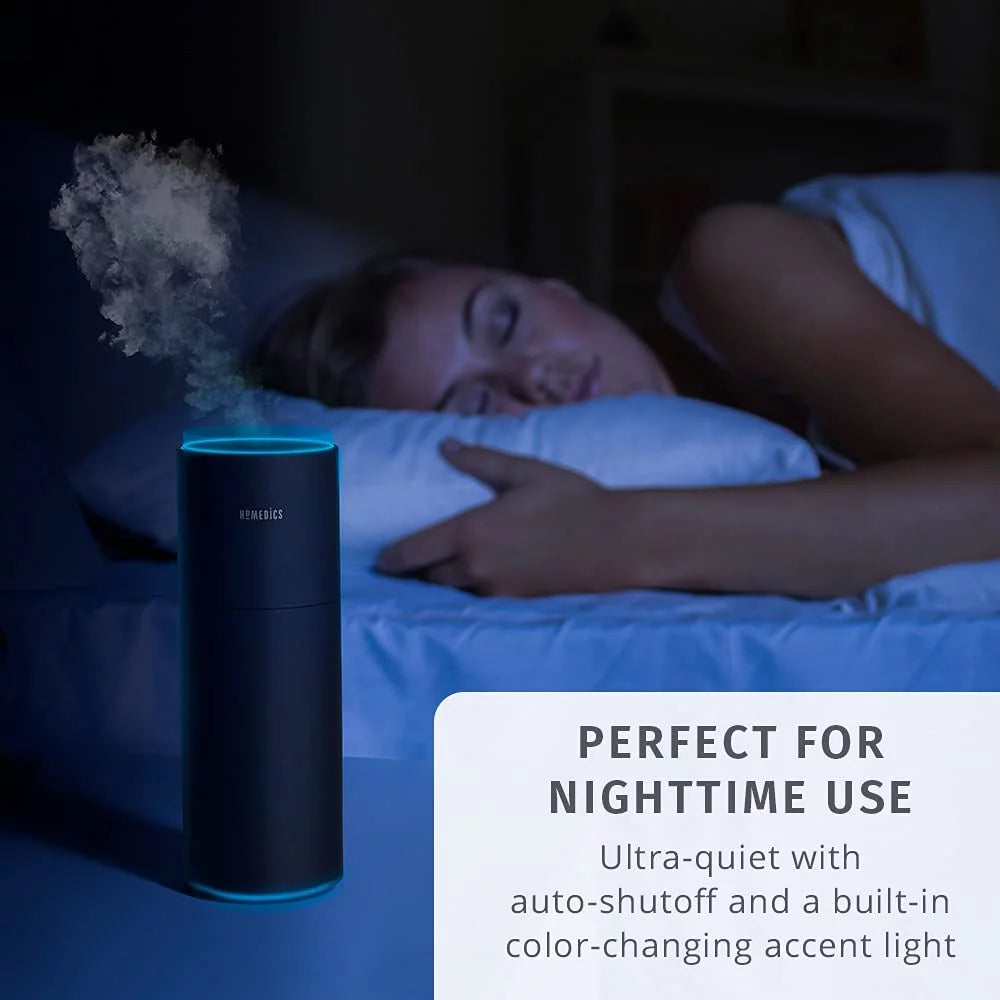 Portable Ultrasonic Humidifier, Cordless, Desktop, Travel, Quiet Cool Mist I794