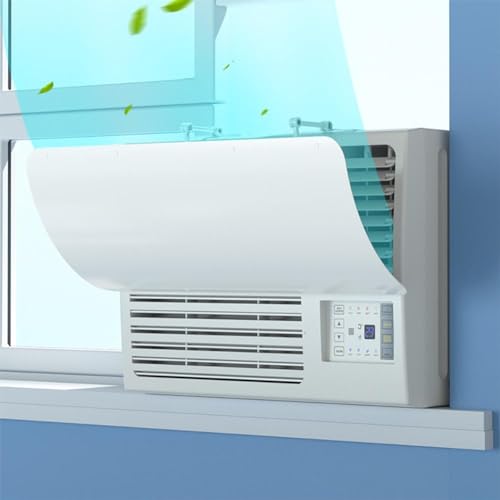 Window Air Conditioners Deflector Universal, Adjustable Room Air Conditioning Vent Deflector, Ac Vent Deflector for Wall Units, Air Deflector For Window Ac Unit, Prevent Direct Blowing Of Cold Air