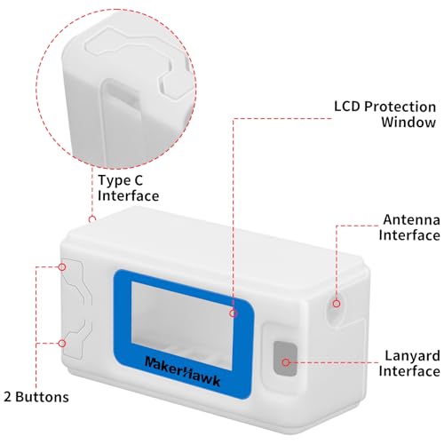 ESP32 LoRa V3 Development Board with 915MHz Antenna and 1100mAh Battery Case Set A534611