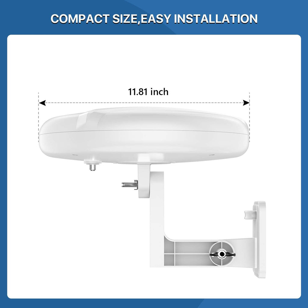 Outdoor TV Antenna Amplified Long Range 4K UHF VHF N795