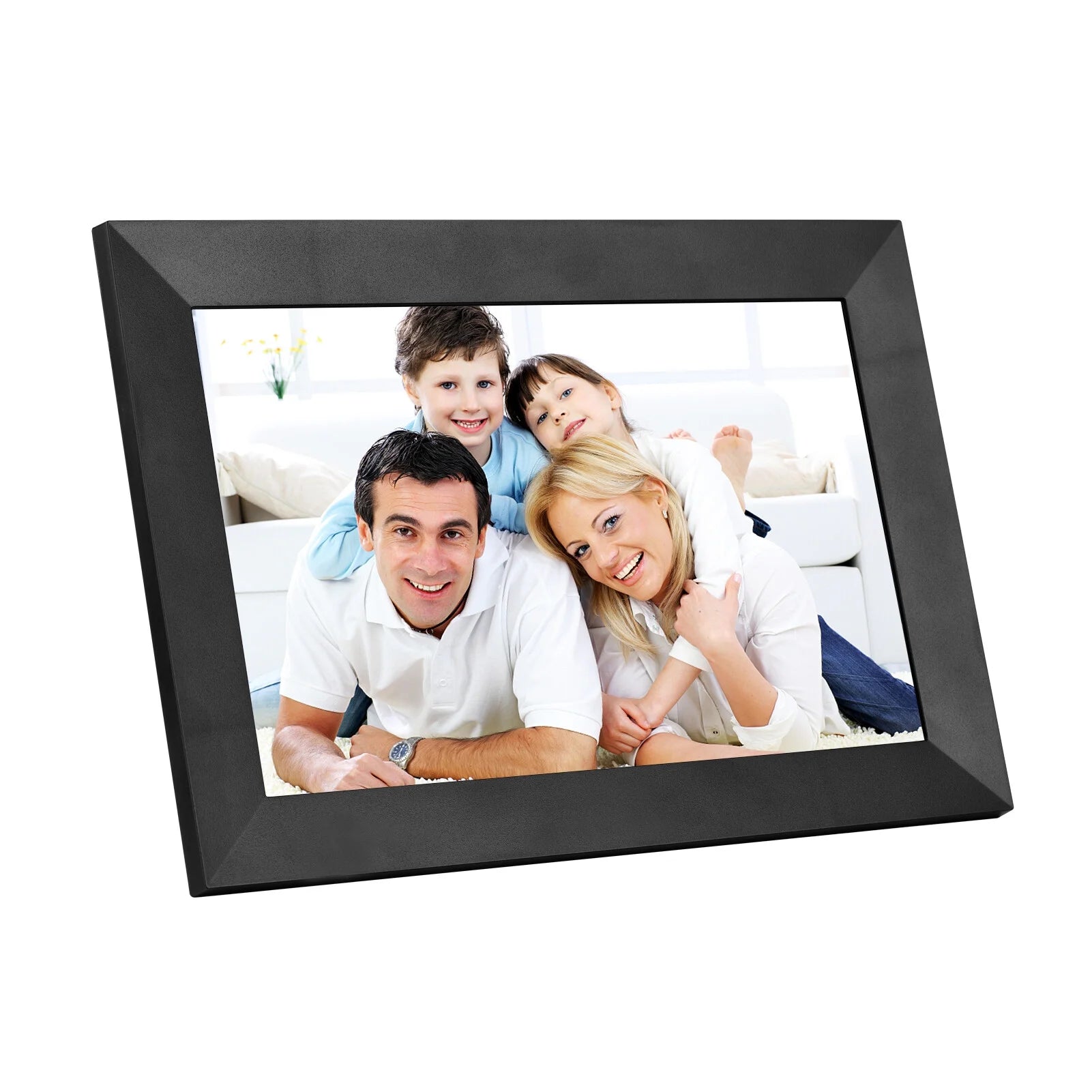 Zootealy 10.1 Inch Smart WiFi Photo Frame Digital Picture Frame HD IPS Touch-screen 1280*800 Photo 1080P Video 16GB Storage Supports Auto Rotation Photo Sharing via APP