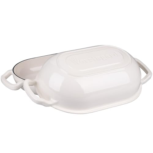Enameled Cast Iron Dutch Oven with Lid for Bread Baking, 5QT M245