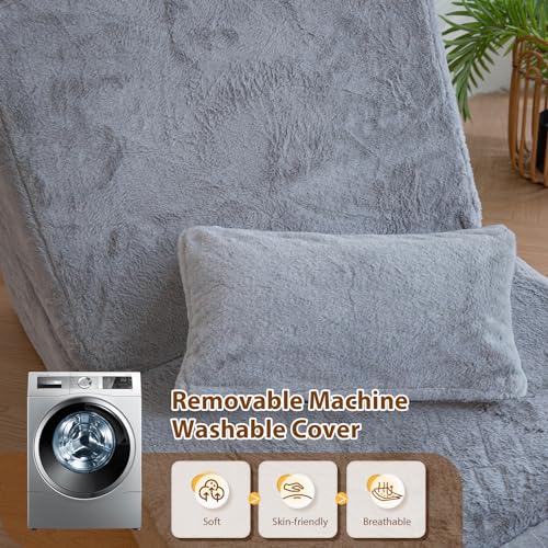 3-in-1 Folding Sofa Bed with Pillow, Convertible Sleeper Chair for Living Room K49768