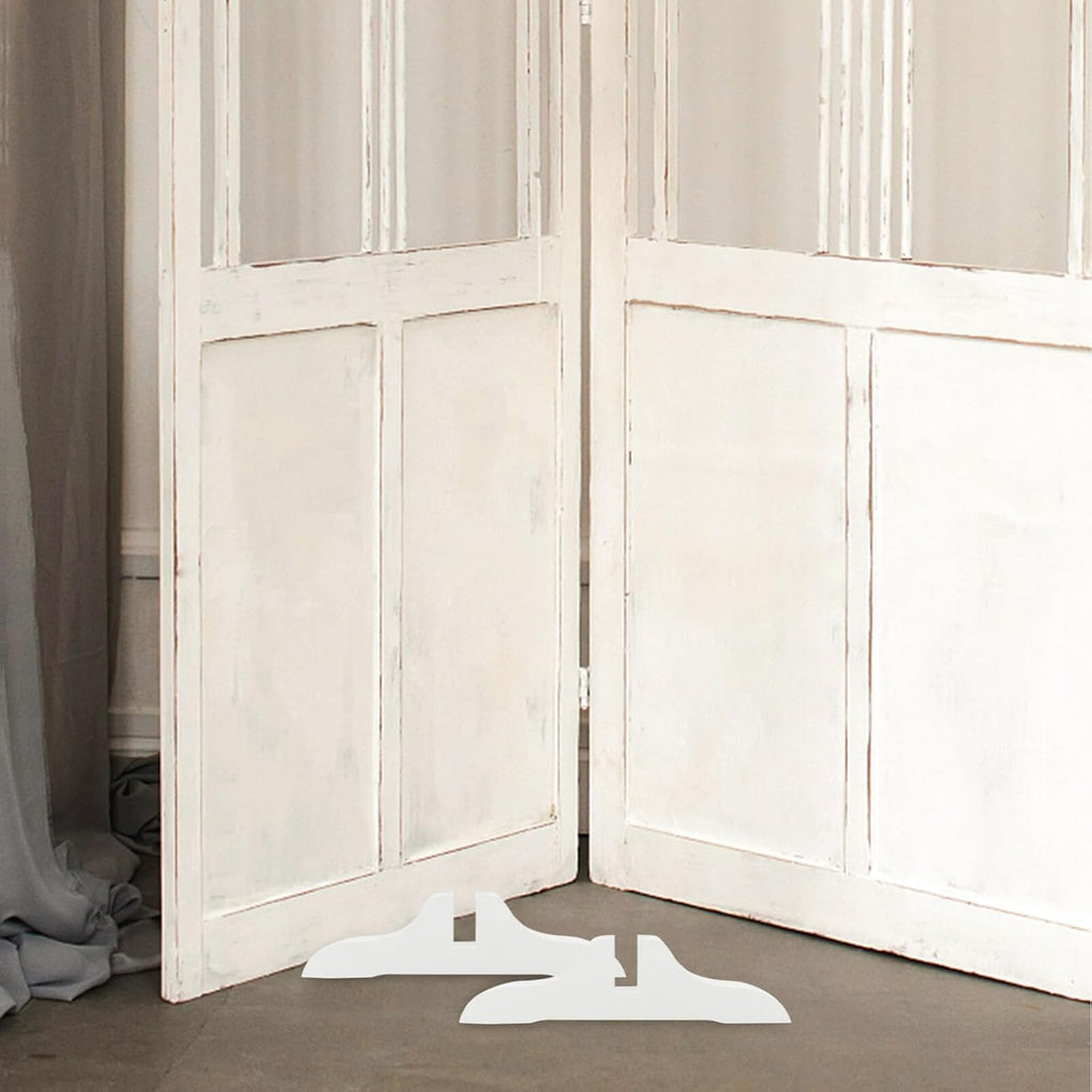 Folding Room Divider Stand Wooden Privacy Screen Panel Feet F414448