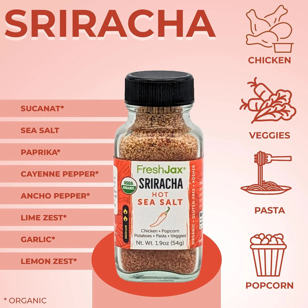 Hot & Spicy Seasoning Gift Set, Pack of 5 Organic Spices for Cooking Y210